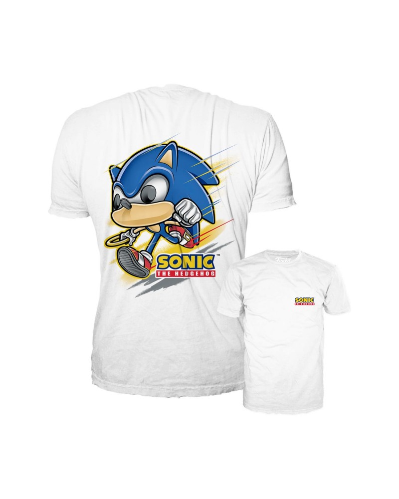 Funko Pop! Tees (Adult): Sonic - Sonic (Running) T-Shirt (XL)