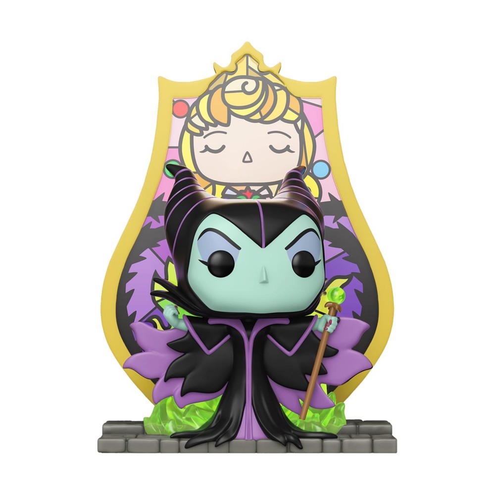 Funko Pop! Deluxe: Sleeping Beauty - Maleficent (Stained Glass) #1610 Vinyl Figure