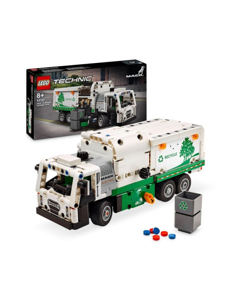 LEGO® Technic™: Mack® LR Electric Garbage Truck (42167)