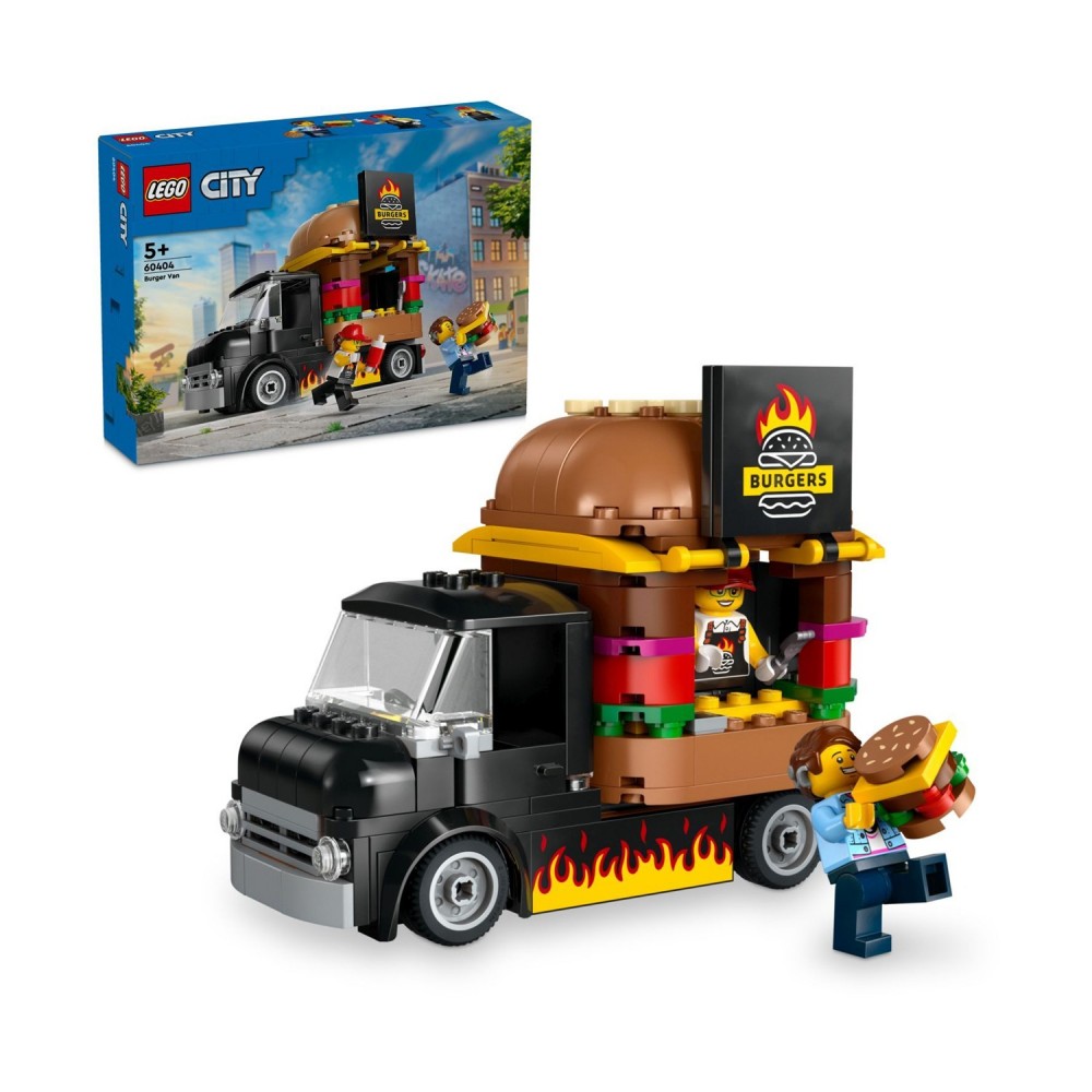 LEGO® City: Burger Truck Toy Building Set (60404)