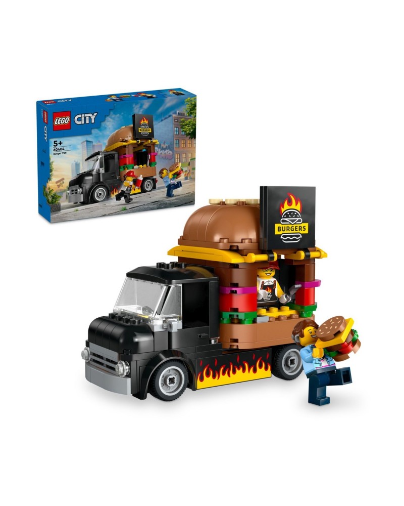 LEGO® City: Burger Truck Toy Building Set (60404)