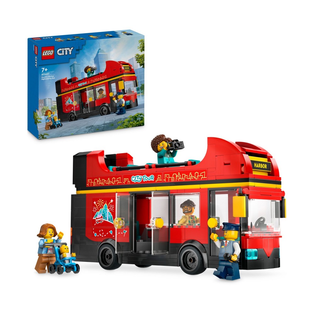 LEGO® City Great Vehicles: Red Double-Decker Sightseeing Bus (60407)