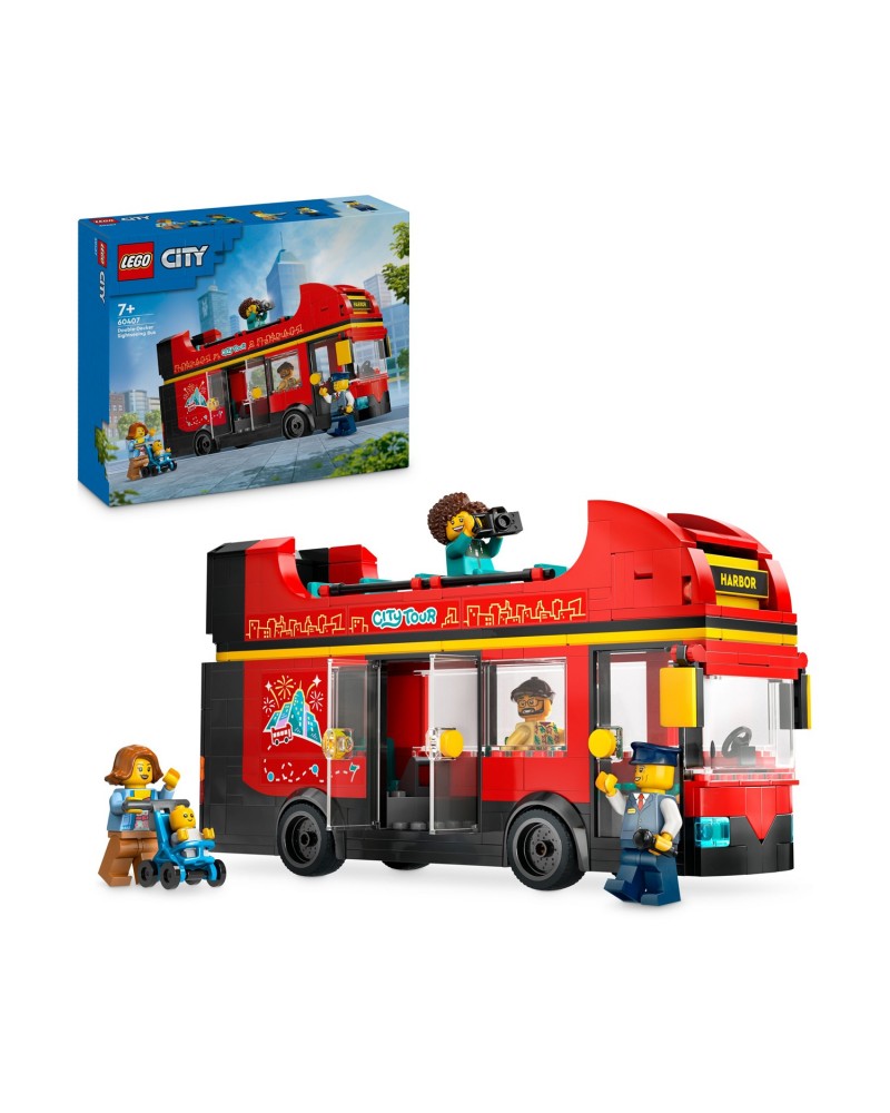 LEGO® City Great Vehicles: Red Double-Decker Sightseeing Bus (60407)