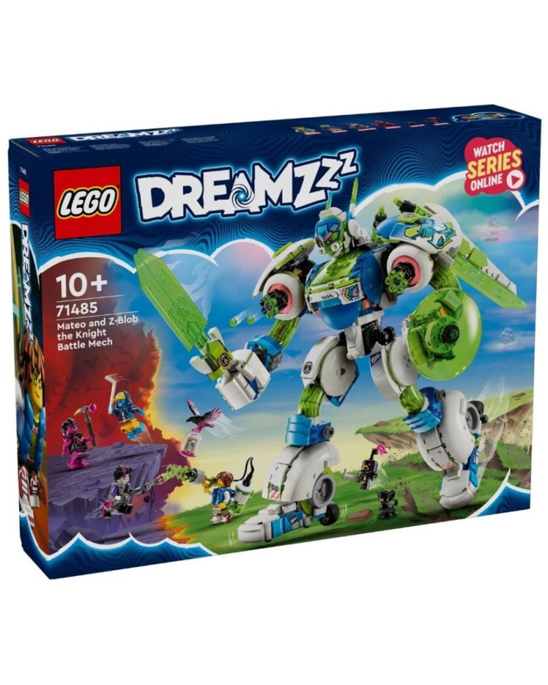 LEGO® DREAMZzz™: Mateo and Z-Blob the Knight Battle Mech (71485)