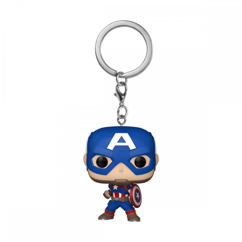 Funko Pocket Pop: Marvel New Classics - Captain America Vinyl Figure Keychain
