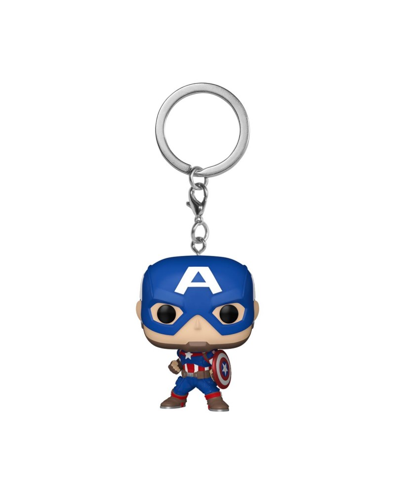 Funko Pocket Pop: Marvel New Classics - Captain America Vinyl Figure Keychain