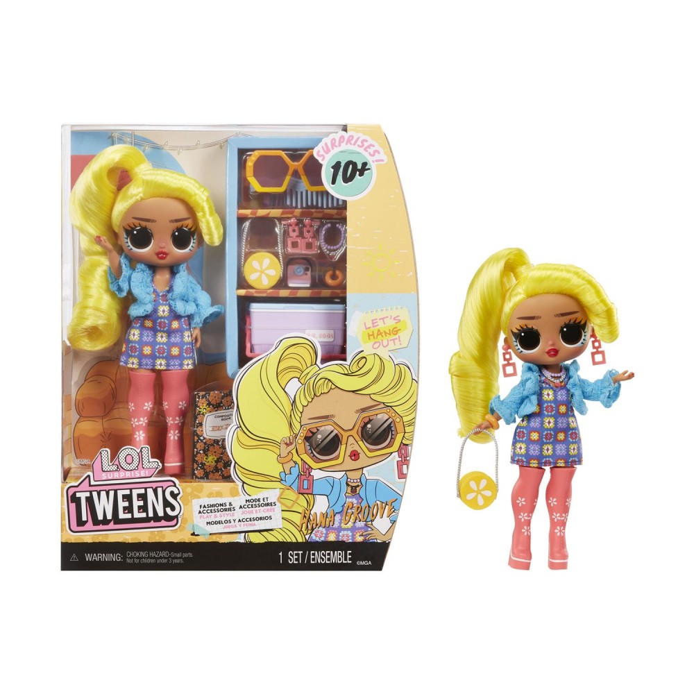 MGA L.O.L. Surprise: Tweens - Hana Groove Doll (591658EUC)