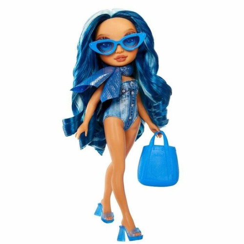 MGA Rainbow High: Swim  Style Fashion Doll- Skyler Bradshaw (Blue) Doll (507307-EUC)