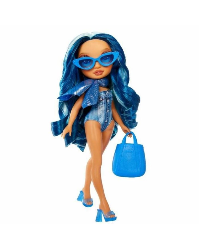 MGA Rainbow High: Swim  Style Fashion Doll- Skyler Bradshaw (Blue) Doll (507307-EUC)