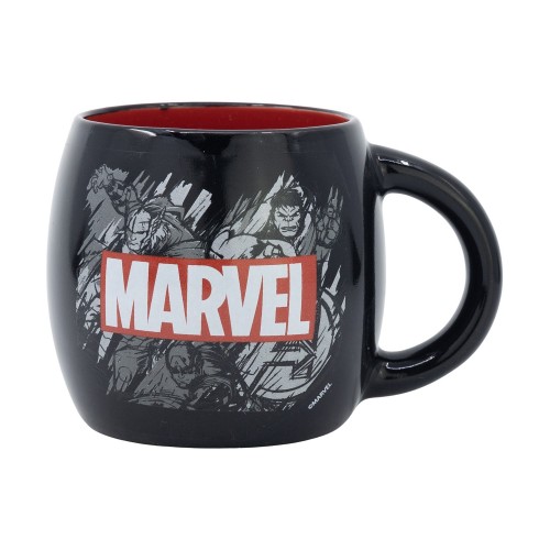 Stor: Marvel Pattern - Globe Mug In Gift Box (380ml) (75436)