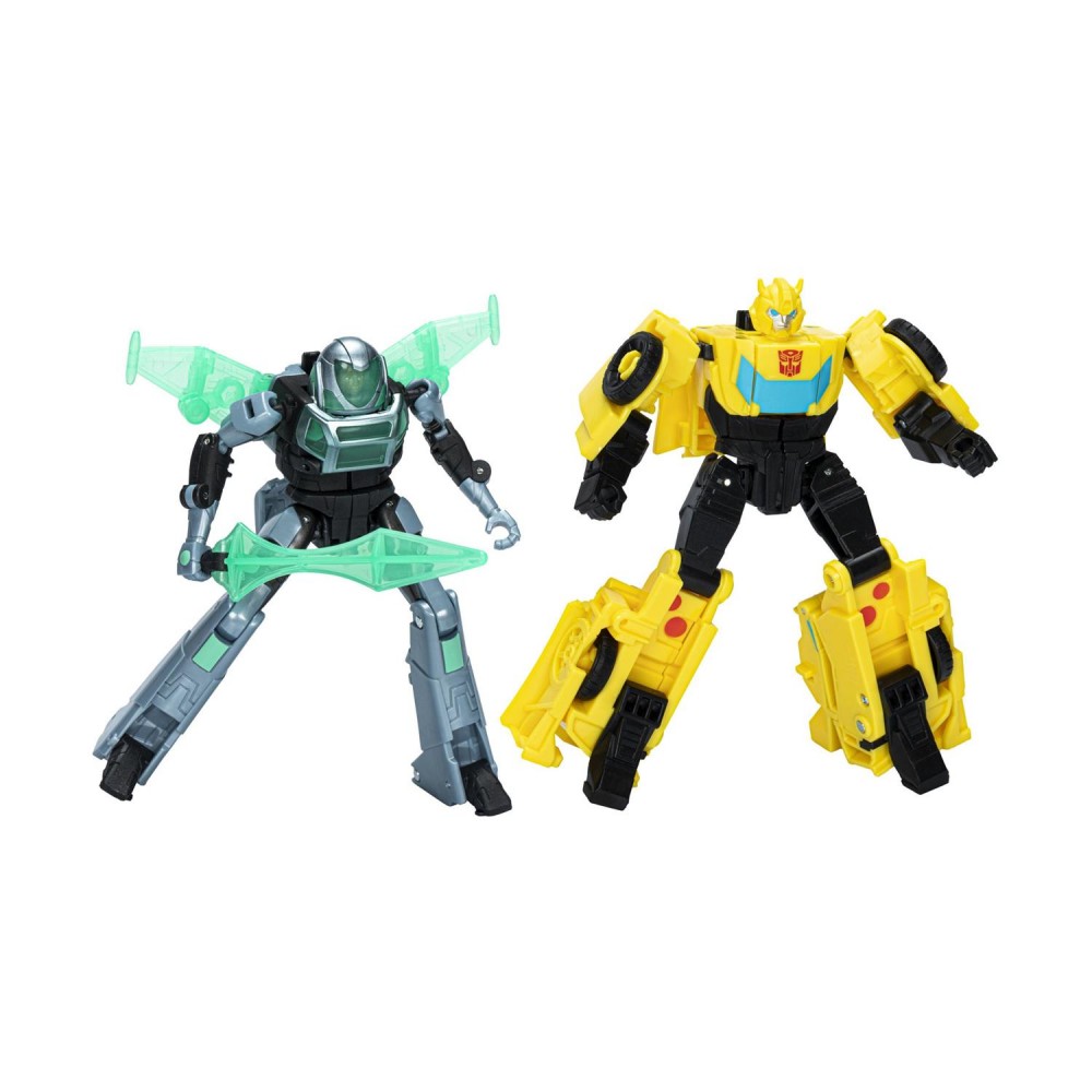 Hasbro Transformers Earthspark: Cyber-Combiner - Bumblebee  Mo Malto Action Figures (F8439)