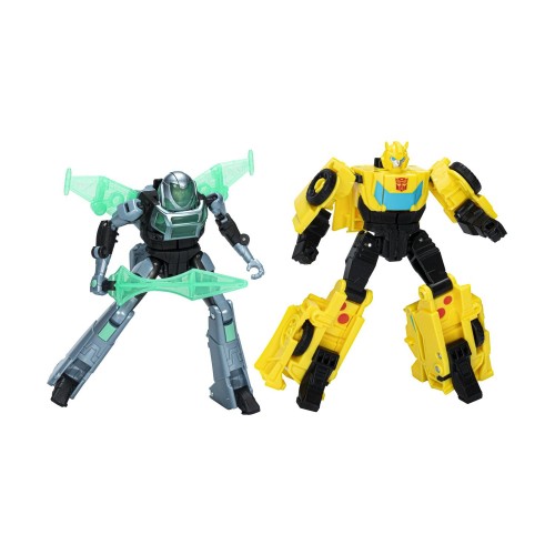 Hasbro Transformers Earthspark: Cyber-Combiner - Bumblebee  Mo Malto Action Figures (F8439)