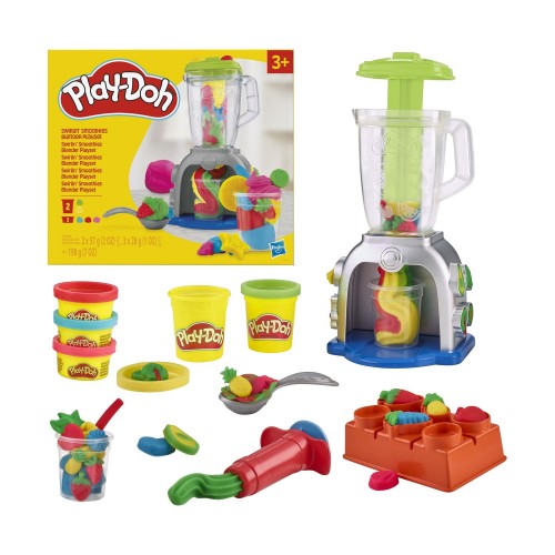 Hasbro Play-Doh: Kitchen Creations -  Swirlin Smoothies Blender Playset (F9142)