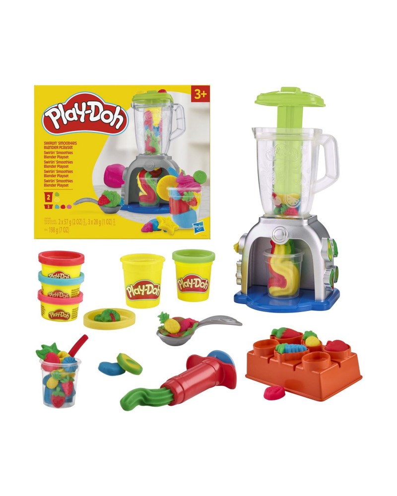 Hasbro Play-Doh: Kitchen Creations -  Swirlin Smoothies Blender Playset (F9142)