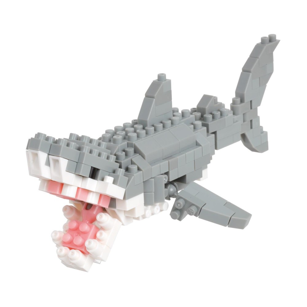 Bandai Nanoblock : Animal - White Shark Building Block Figure (NBC332)