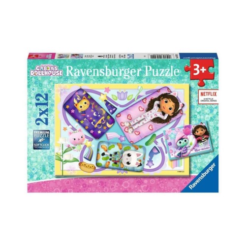 Ravensburger Puzzle: Gabbys Dollhouse (2x12pcs) (5709)