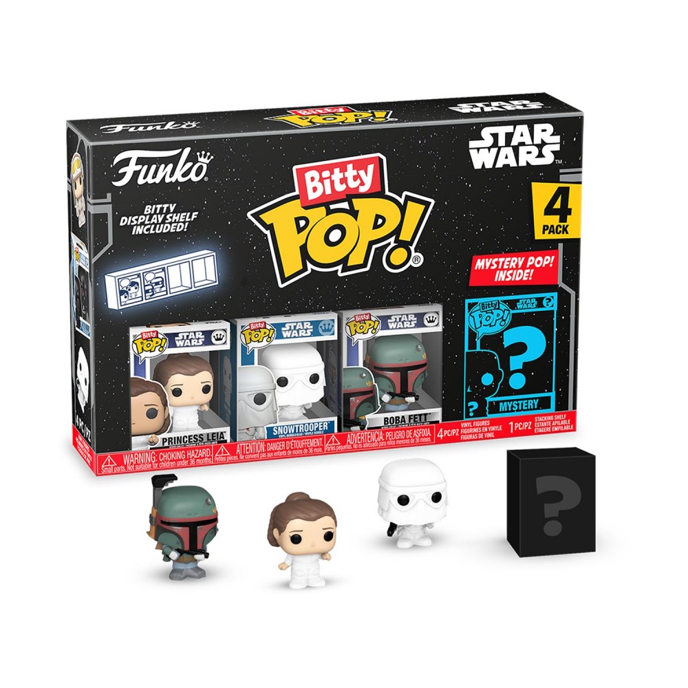Funko Bitty Pop! 4-Pack: Star Wars - Leia Vinyl Figures