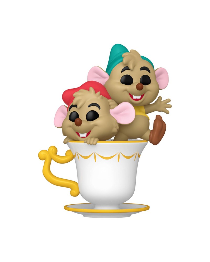 Funko Pop! Disney: Cinderella's 75th - Jaq &amp; Gus Gus (in Cup) #1544 Vinyl Figure