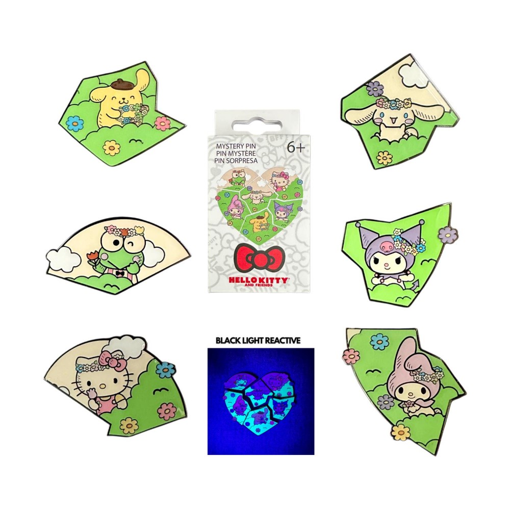 Funko Loungefly Blind Box Enamel Pins - Sanrio: Hello Kitty and Friends - Flower Crown Puzzle Mystery Pin (SANPN0261-EA)