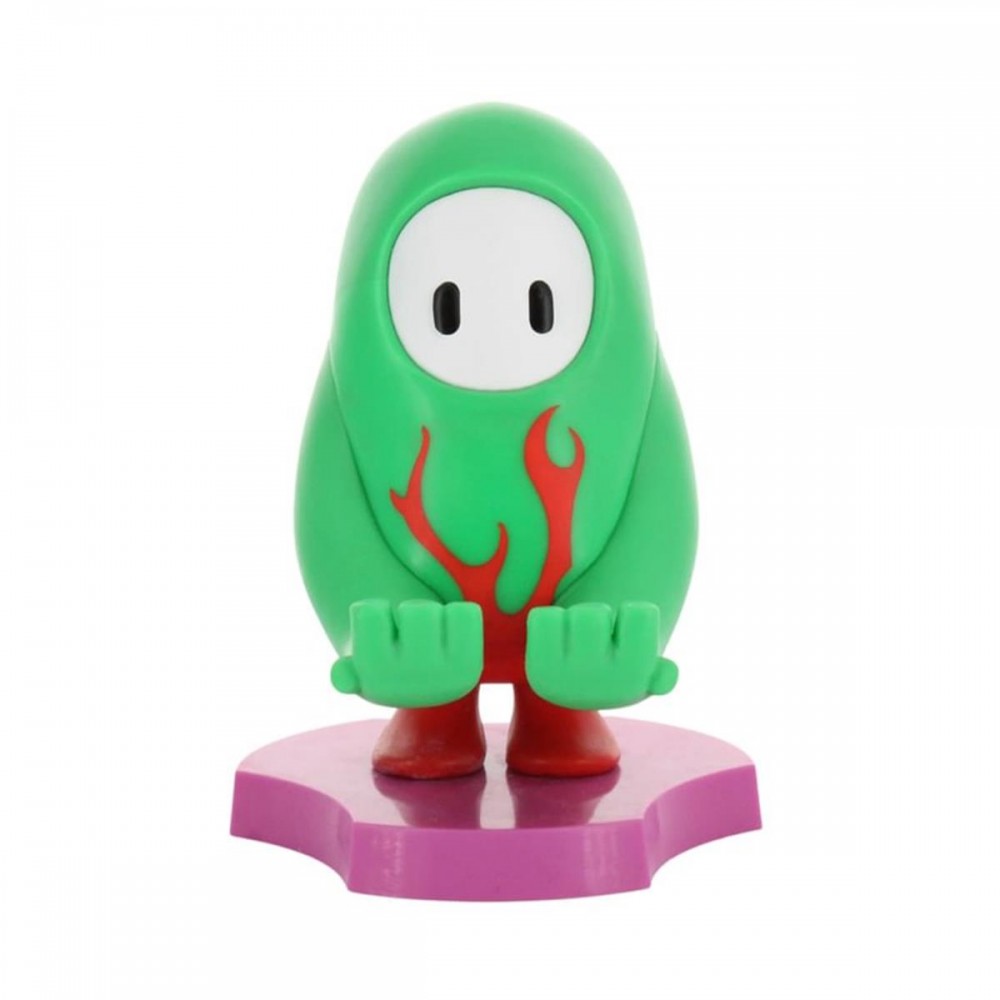 EXG Cable Guys Holdems: Fall Guys - Hotrod Flames Phone and Earpod Holder (HDHMFG400604)