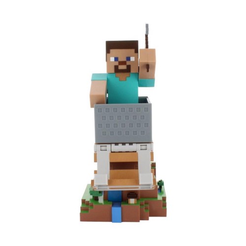 EXG Cable Guys: Minecraft - Steve Phone &amp; Controller Holder (CGCRMC400728)