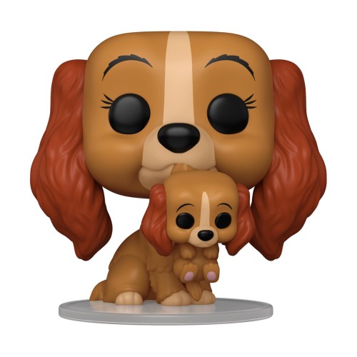 Funko Pop! Disney: Lady &amp; the Tramp (70th Anniversary) - Lady with Puppy #1553 Vinyl Figure