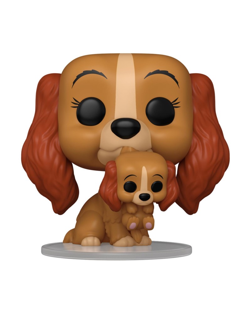 Funko Pop! Disney: Lady &amp; the Tramp (70th Anniversary) - Lady with Puppy #1553 Vinyl Figure