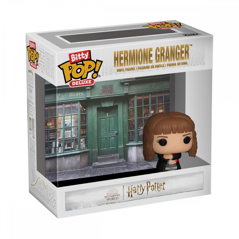 Funko Bitty Pop! Deluxe: Harry Potter Wizarding World - Hermione Granger (Flourish &amp; Blotts) Vinyl Figure