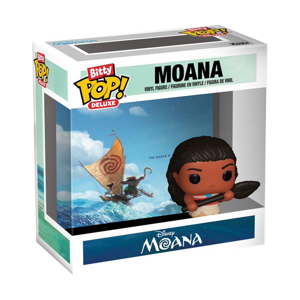 Funko Bitty Pop! Deluxe: Moana - Moana (with Ship)  Vinyl Figure