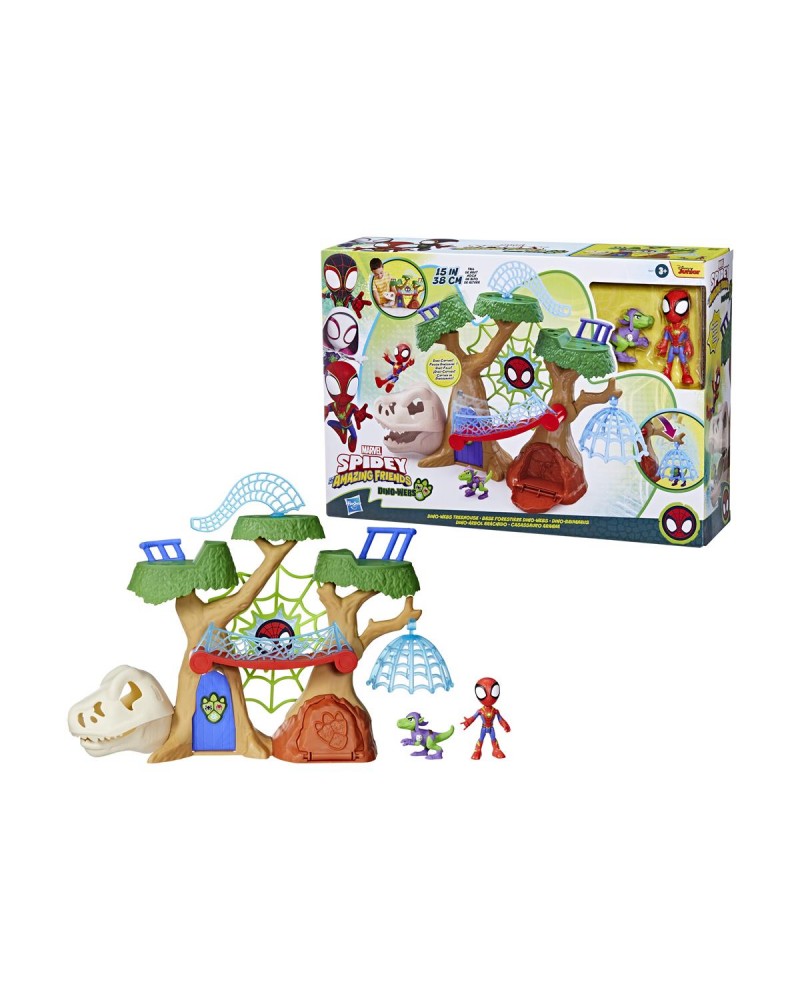 Hasbro Marvel: Spidey And His Amazing Friends - Dino Webs Treehouse Playset (F9477)