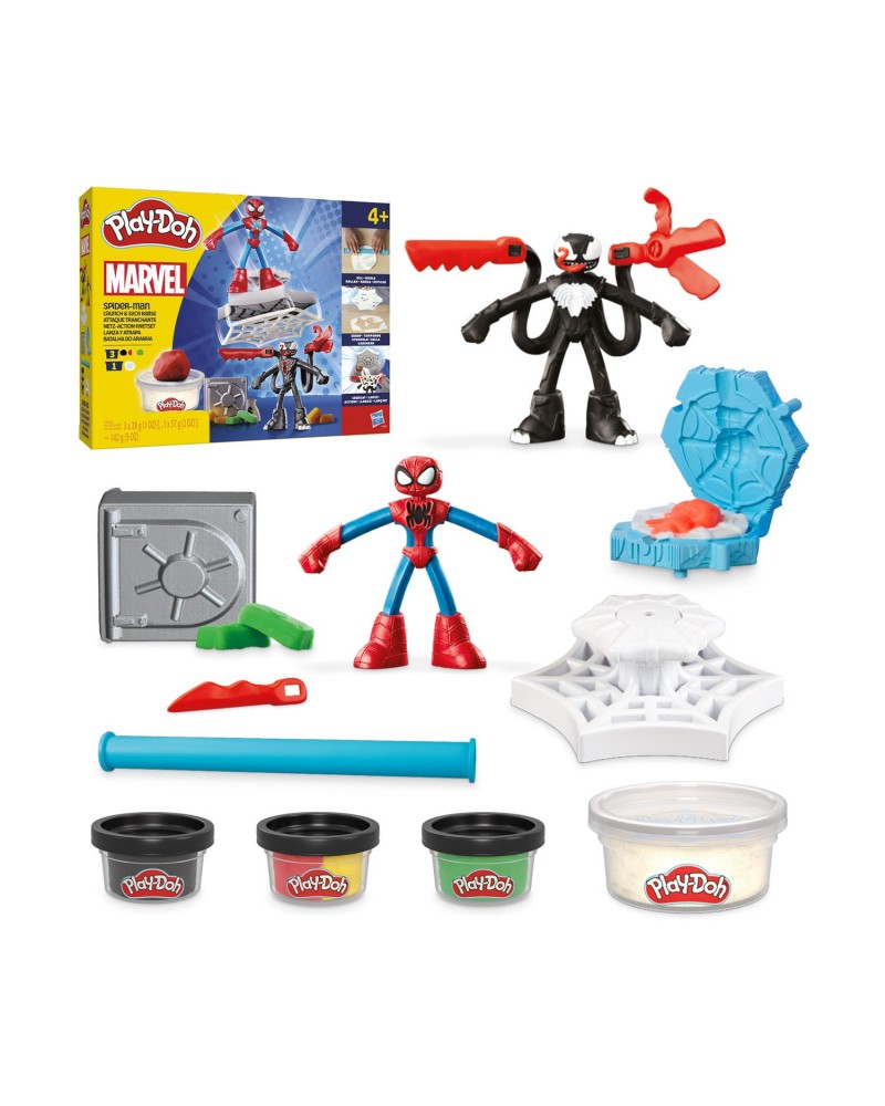 Hasbro Play-Doh Marvel: Spider-man - Launch And Slice Battle (F9827)
