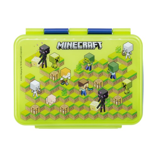 Stor: Minecraft - Isometric Ss Clamp Rectangular Sandwich Box (1100ml) (40496)