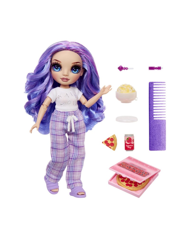 MGA Rainbow High: Junior High Pajama Party - Violet Willow Doll (503705)