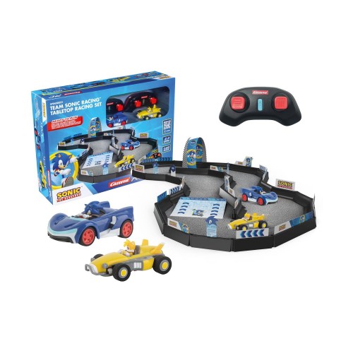 Carrera R/C Car: Team Sonic Racing™ Mini RC - 1:43 Tabletop Racing Set (370430021)