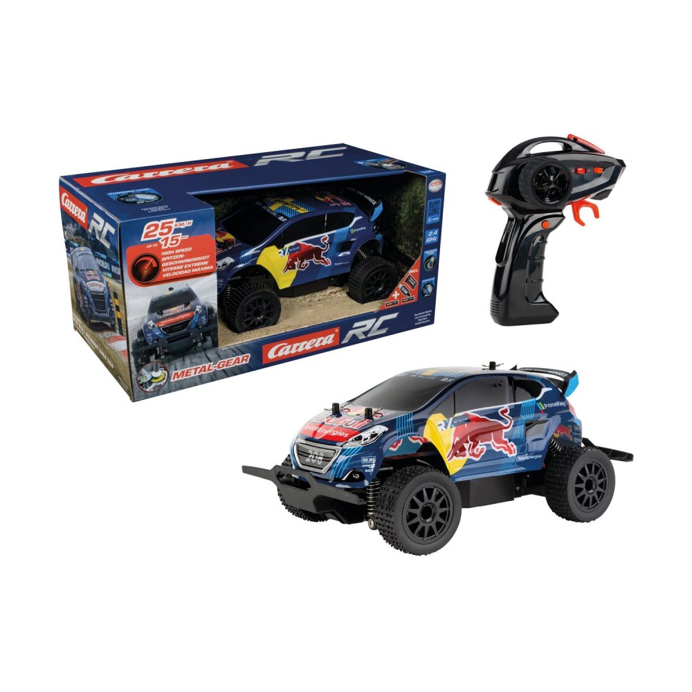 Carrera R/C CAR: 2,4GHz Red Bull Peugeot WRX 208 - Rallycross, Hansen D/P (370182021) - 1:18