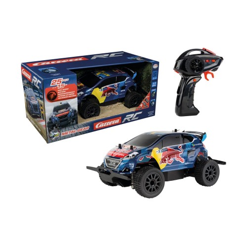Carrera R/C CAR: 2,4GHz Red Bull Peugeot WRX 208 - Rallycross, Hansen D/P (370182021) - 1:18
