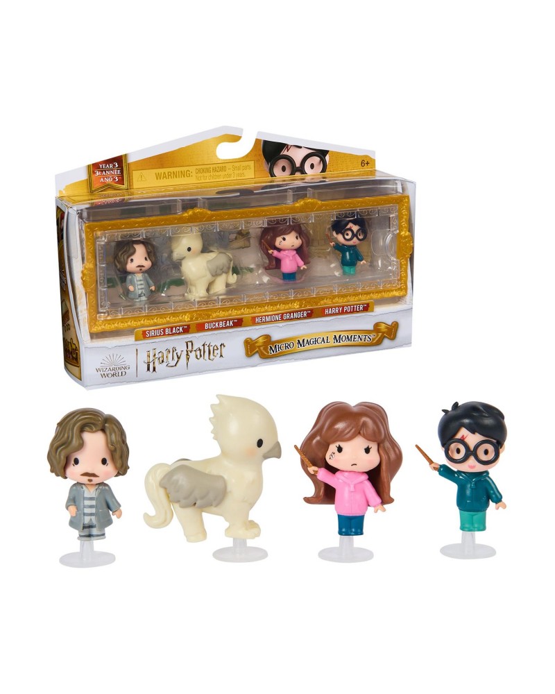 Spin Master Harry Potter: Micro Magical Moments - Sirius Black/Buckbeak/Hermine Granger/Harry Potter Figure Set (6069429)