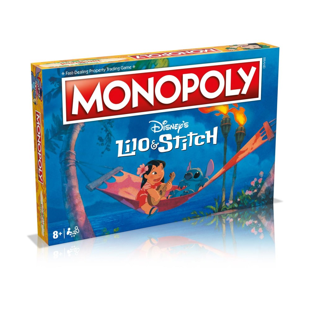 Winning Moves Disney: Monopoly - Lilo &amp; Stitch Board Game (English Language) (WM02869-EN1)