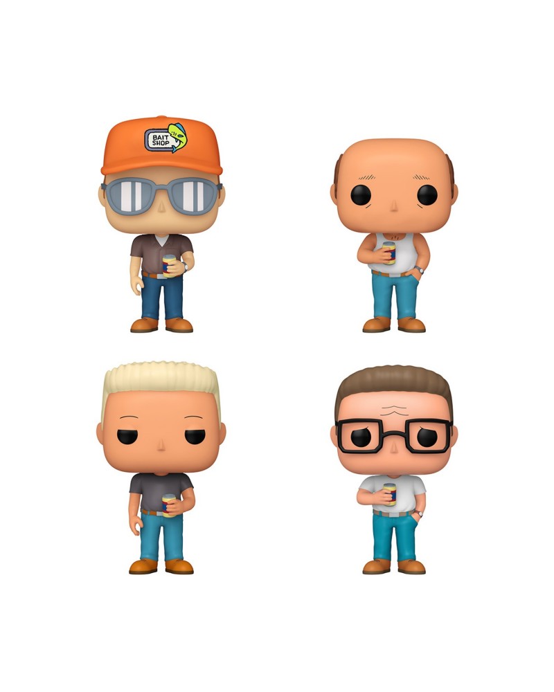 Funko Pop! 4-Pack: King of The Hill - Dale Gribble (Special Edition) Vinyl Figures