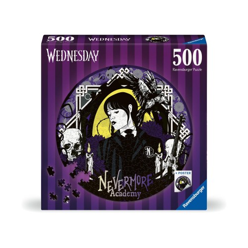 Ravensburger Puzzle: Wednesday Nevermore (300-500pcs) (17573)