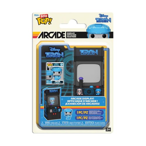 Funko Bitty Pop! Arcade Disney: Tron - Tron Display Case &amp; Vinyl Figure