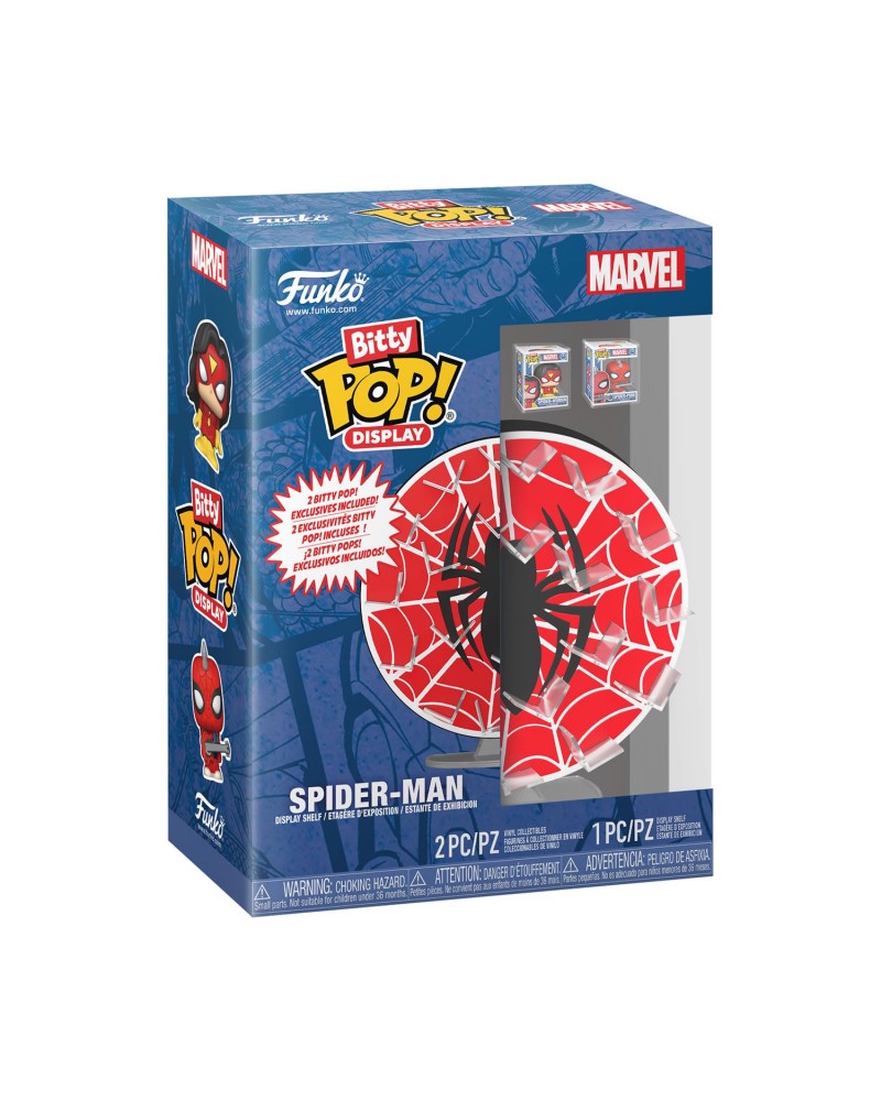 Funko Bitty Pop! Display: Marvel - Spider-Man (Web) Vinyl Figures
