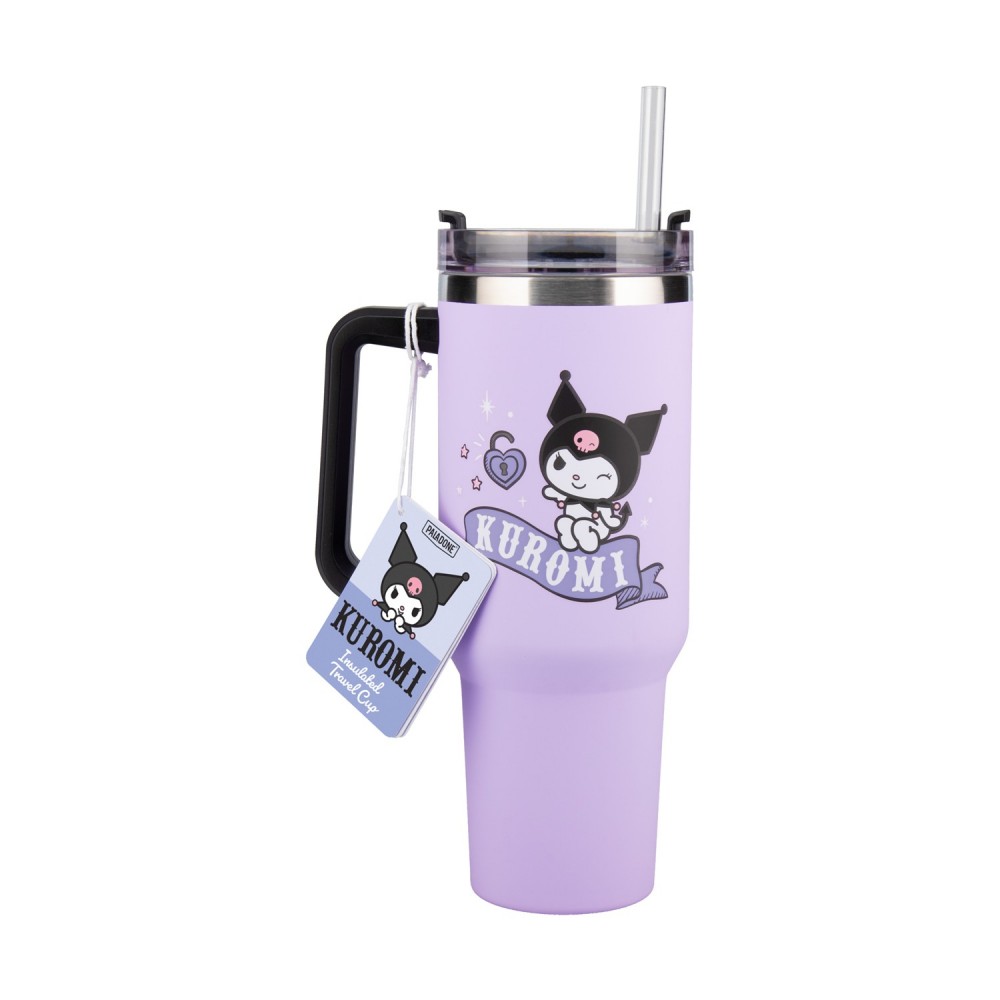 Paladone: Kuromi - Multiway Travel Cup and Straw (900ml) (PP14604KUR)