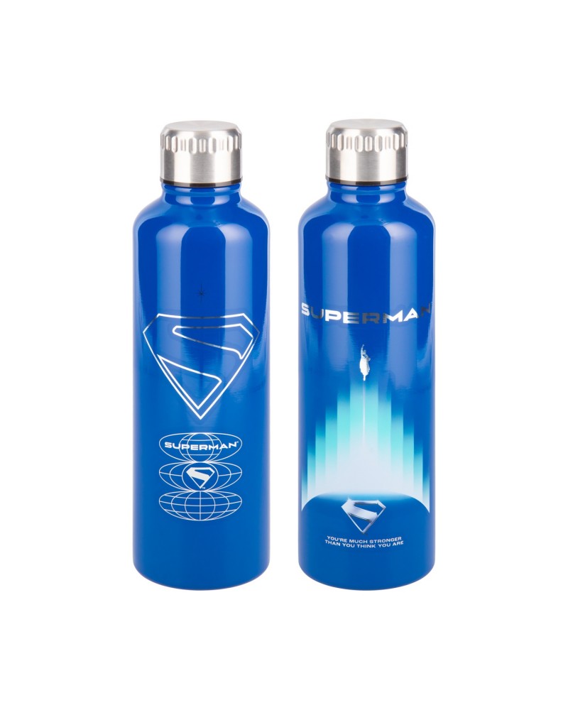 Paladone: DC Superman - Theatrical Metal Water Bottle (PP14871SMT)