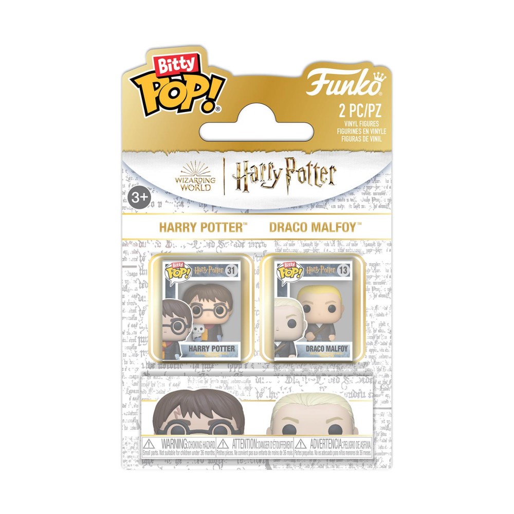 Funko Bitty Pop! 2-pack: Harry Potter - Harry Potter &amp; Draco Vinyl Figures