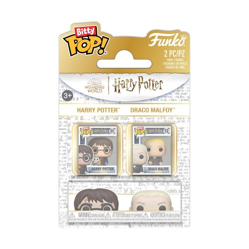 Funko Bitty Pop! 2-pack: Harry Potter - Harry Potter &amp; Draco Vinyl Figures