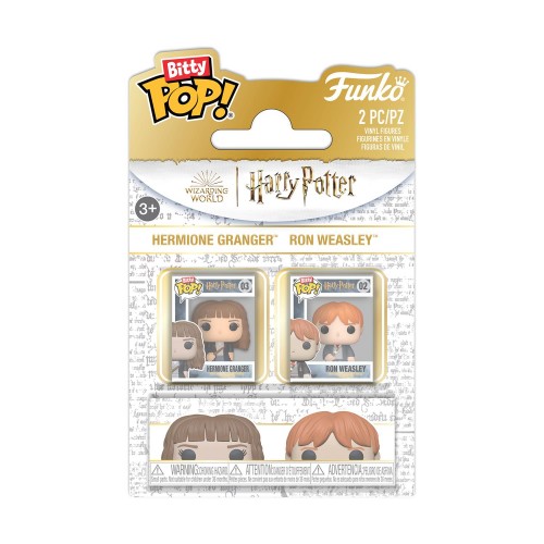 Funko Bitty Pop! 2-pack: Harry Potter - Ron &amp; Hermione Vinyl Figures