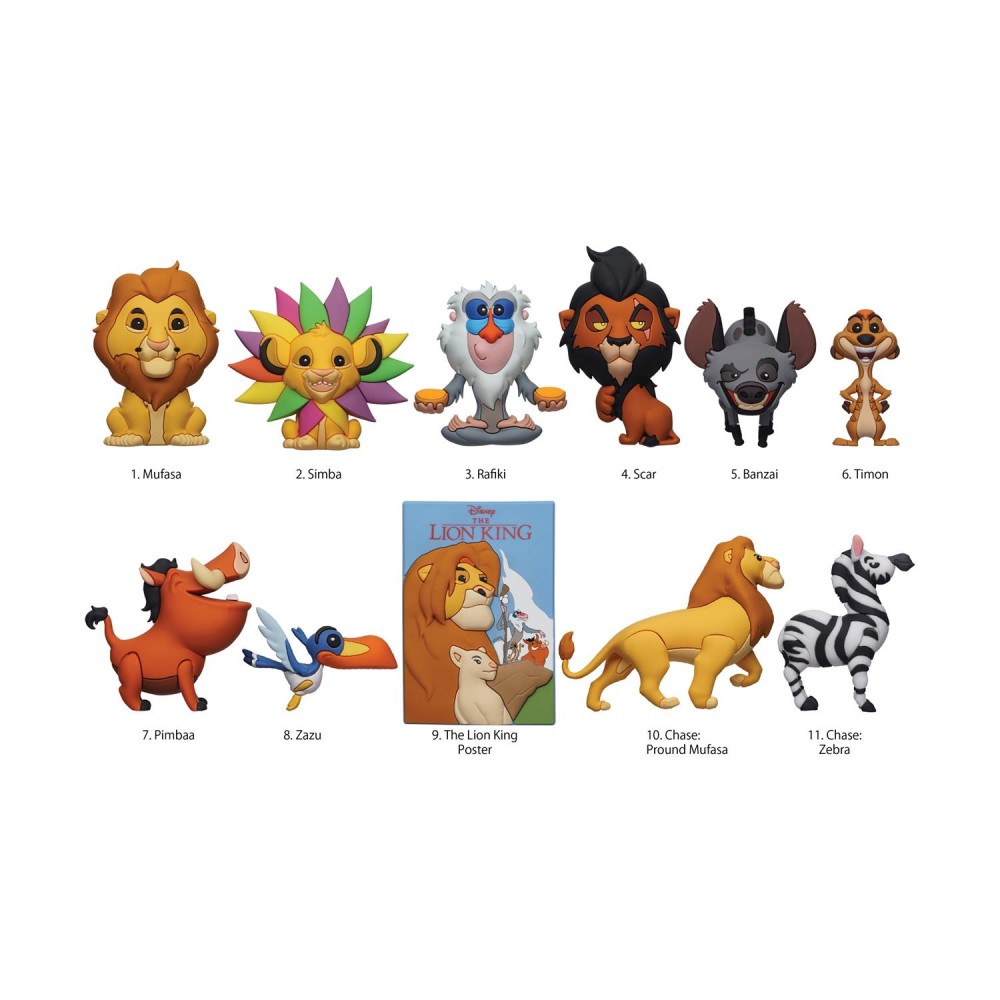 Monogram Disney: Lion King (Blind Bag/Random) 3D Foam Bag Clips Figures