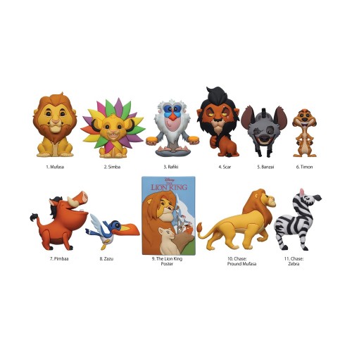 Monogram Disney: Lion King (Blind Bag/Random) 3D Foam Bag Clips Figures