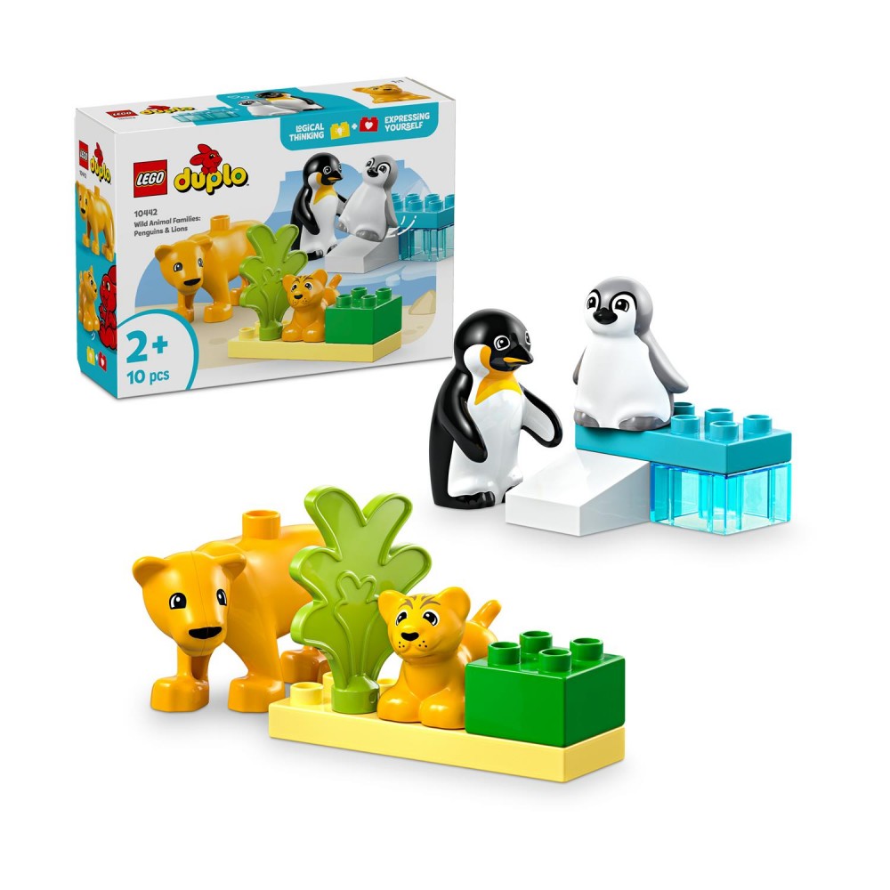 LEGO® DUPLO®: Wild Animal Families: Penguins &amp; Lions (10442)